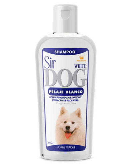 Shampoo Sir Dog Pelaje Blanco 390 ml