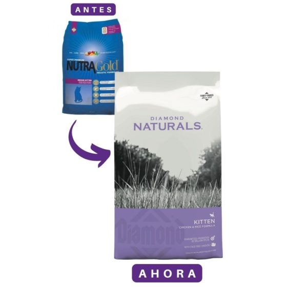 Diamond Naturals Cat Kitten 7,5 kg (REMPLAZO DE BOLSA AZUL) - Imagen 2