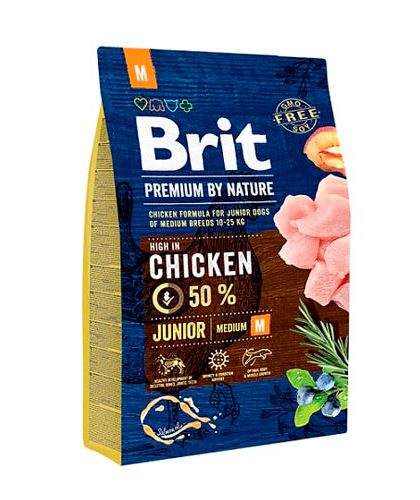 Brit Premium Nature Junior Medium 15 kg y 3 kg