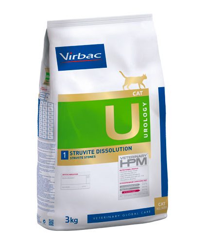 Virbac Cat Urology 1 Struvite Dissolution 3 kg y 1,5 kg