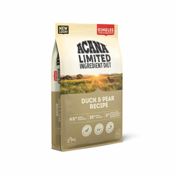 Acana Duck & Pear Singles Formula Perro 10,6 kg, 5,9 kg y 2 kg