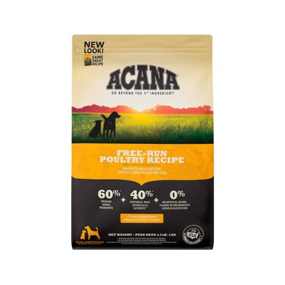 Acana Free Run Poultry Perro 11,4 kg, 5,9 kg y 2 kg