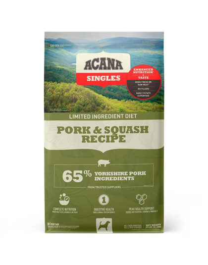 Acana Pork & Squash Perro 10,2 kg, 5,9 kg y 2 kg