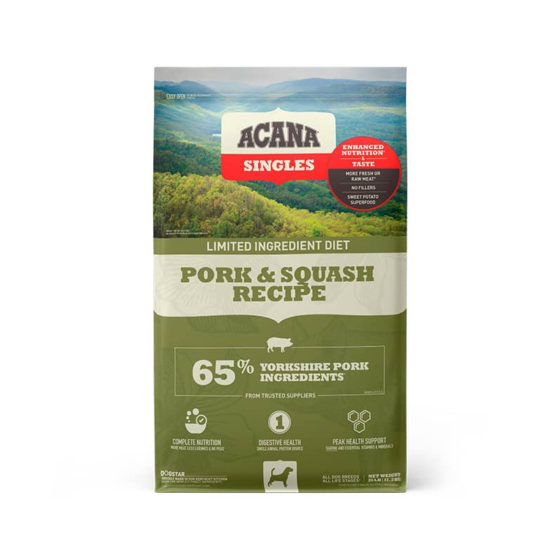 Acana Pork & Squash Perro 10,2 kg, 5,9 kg y 2 kg