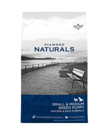 Diamond Naturals Puppy Microbites 2 kg (REMPLAZO BOLSA NARANJA)