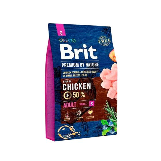 Brit Premium Nature Adulto Small Breed 8 kg y 3 kg