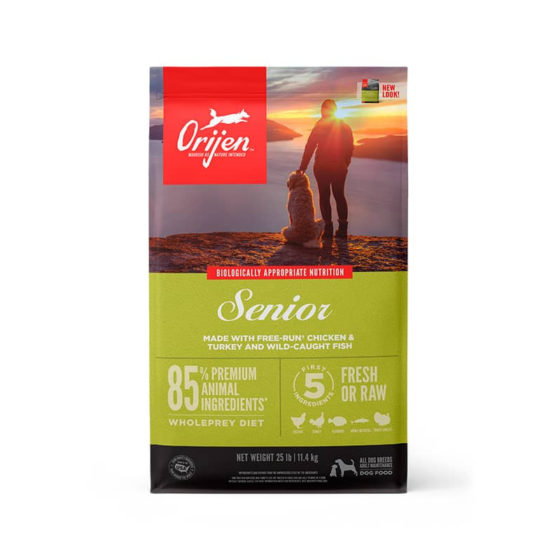 Orijen Senior Perro 10,6 kg, y 5,9 kg
