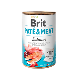 Brit Paté&Meat Salmón 400 gr y 800 gr