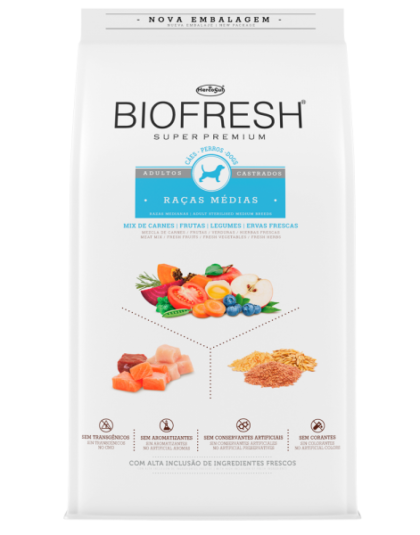 Biofresh Adulto Castrado Raza Mediana 10,1 kg y 3 kg