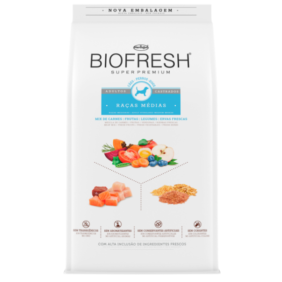 Biofresh Adulto Castrado Raza Mediana 10,1 kg y 3 kg