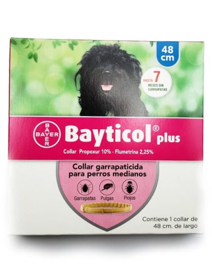 Bayticol Plus Collar Garrapaticida Perro Mediano