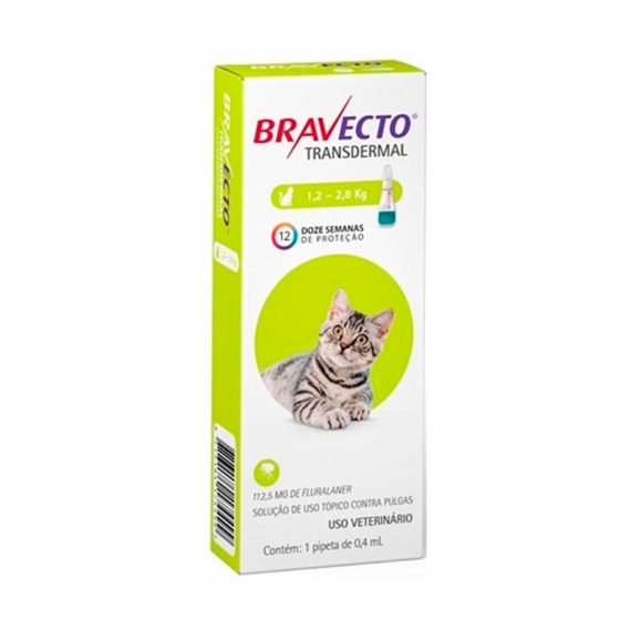 Bravecto Gato 1,2 - 2,8 kg