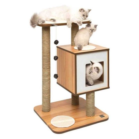 Rasguñador Catit Vesper Base Nogal