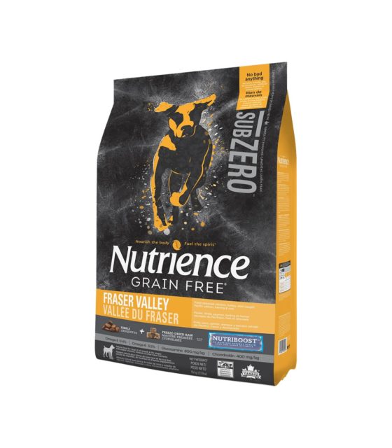 Nutrience Subzero Fraser Valley Dog 10 kg, 5 kg y 2,2 kg