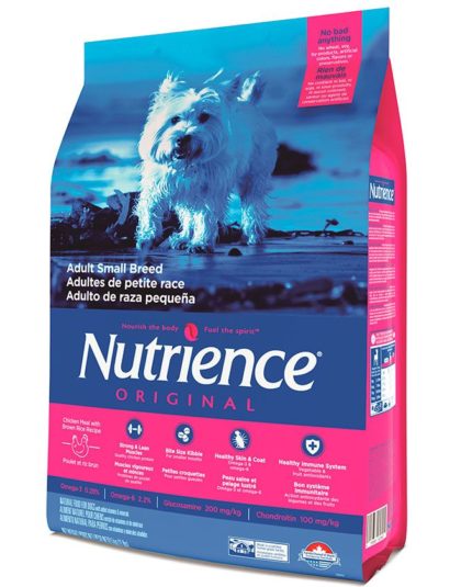 Nutrience Original Adult Small Breed 5 kg y 2,5 kg