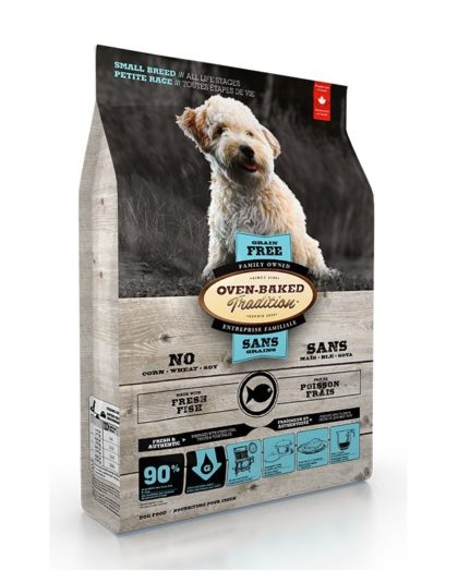 Oven Baked Small Breed All Life Stages Grain Free Fish 5,6 kg y 2,2 kg