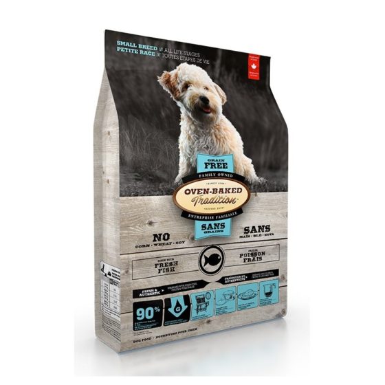 Oven Baked Small Breed All Life Stages Grain Free Fish 5,6 kg y 2,2 kg