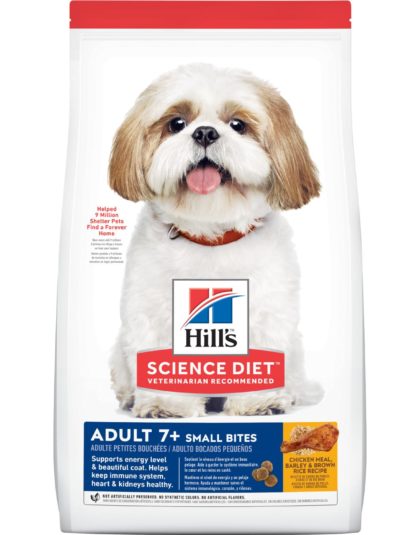 Hills Science Diet Adult 7+ Small Bites 6,8 kg y 2,2 kg