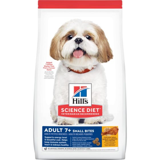 Hills Science Diet Adult 7+ Small Bites 6,8 kg y 2,2 kg