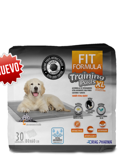 Fit Formula Training Pads XL Carbón Activado 30 un