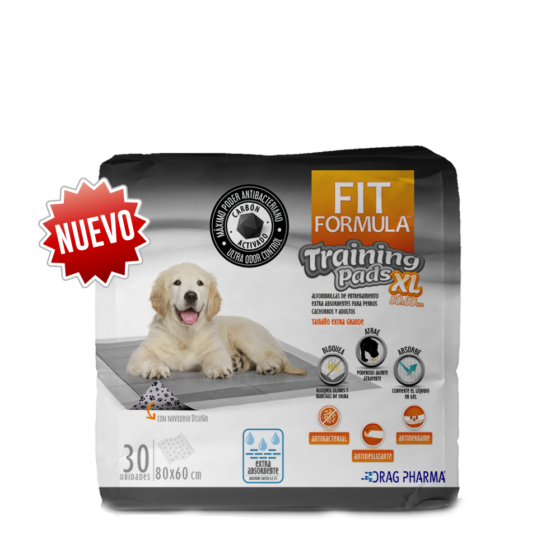 Fit Formula Training Pads XL Carbón Activado 30 un