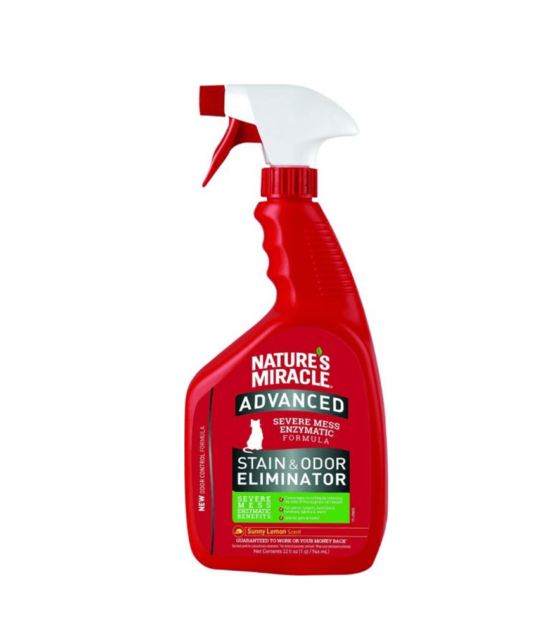Nature's Miracle Advanced Eliminador Manchas y Olores Cat 946 ml