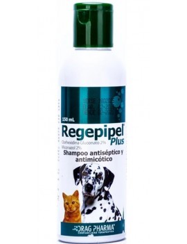 Regepipel Plus Shampoo Anticéptico y Antimicótico 150 ml