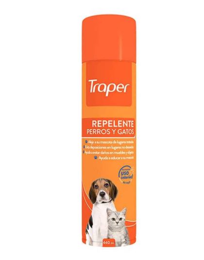 Traper Repelente Perros y Gatos Spray 440 cc