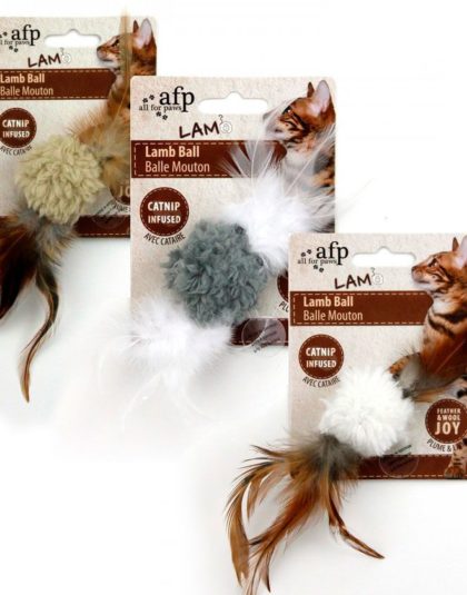 AFP Lam juguete para gato bola con sonido y catnip