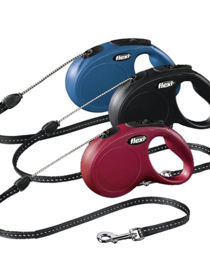 Correa Retráctil Flexi Classic Cordón (M-S-XS)