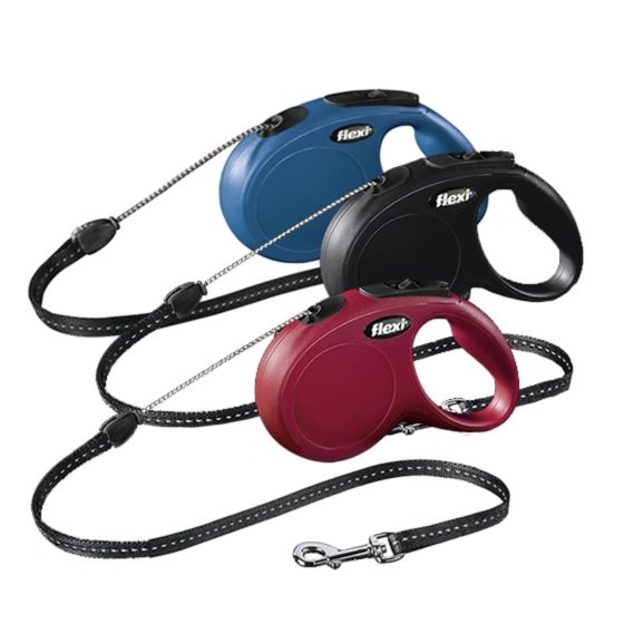 Correa Retráctil Flexi Classic Cordón (M-S-XS)