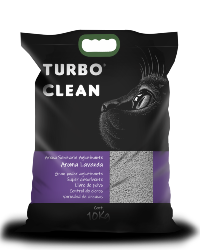 Arena TopK9 Turbo Clean Lavanda, Limon y café 10 kg