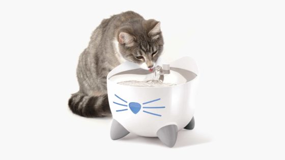 Cat it Pixi Fuente Acero Inoxidable Blanca 2,5 lts