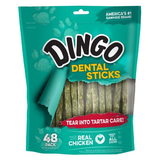 Dingo Dental Sticks Snack Para Perros