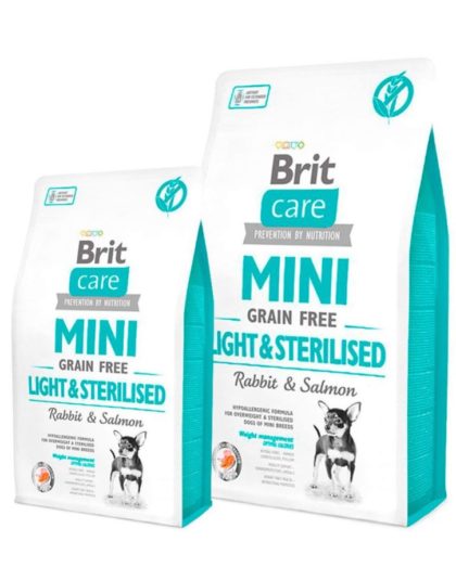 Brit Care Mini Light & Sterilized GF 7 kg y 2 kg