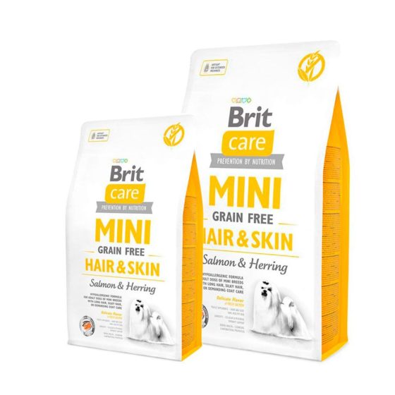 Brit Care Mini Hair & Skin GF 7 kg y 2 kg