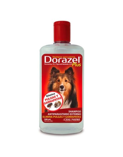 Shampoo Dorazel Plus Antiparasitario 300 ml