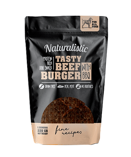 Naturalistic Tasty Beef Burger Snack Perros 220 gr