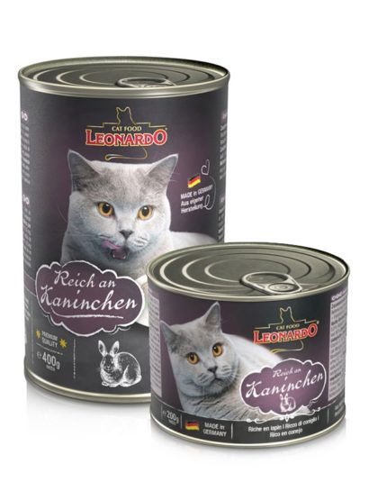 Lata Leonardo Conejo 400 gr y 200 gr