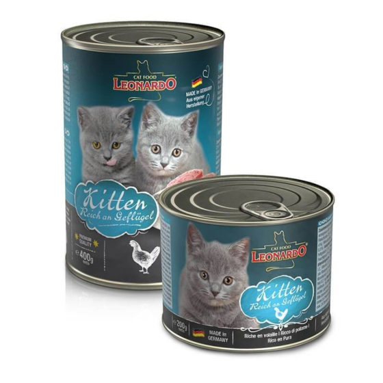 Lata Leonardo Kitten 400 gr y 200 gr