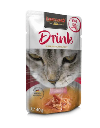 Leonardo Drink Pouch Beef 40 g