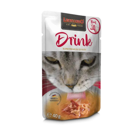 Leonardo Drink Pouch Beef 40 g
