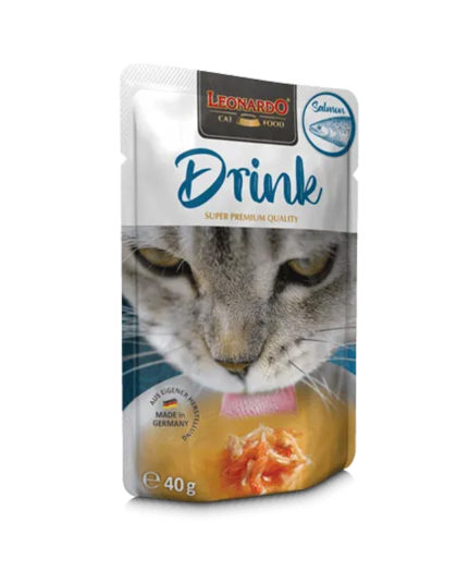 Leonardo Drink Pouch Salmon 40 g