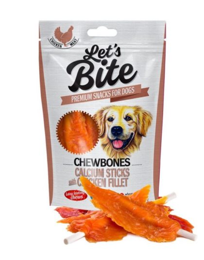 Brit Let´s Bite ChewBones Calcium Sticks With Chicken Fillet 80 gr