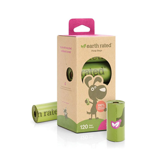 Earth Rated 8 Rollos De Recarga 120 Bolsas 13x9 Aroma Lavanta