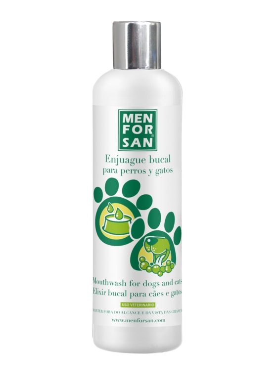 Men For San Enjuague Bucal 300 ml para perro y gatos