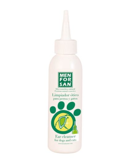 Men For San Limpiador Ótico 125 ml para perro y gatos