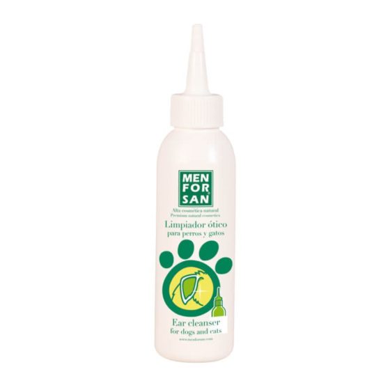 Men For San Limpiador Ótico 125 ml para perro y gatos