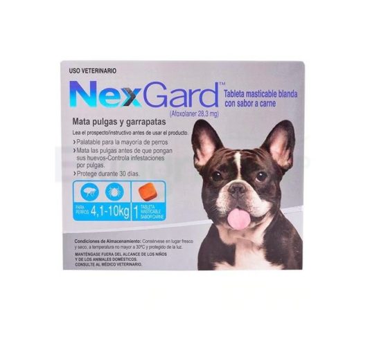 Nexgard Comprimidos Antipulgas 4,1 - 10 kg 1 Comp.