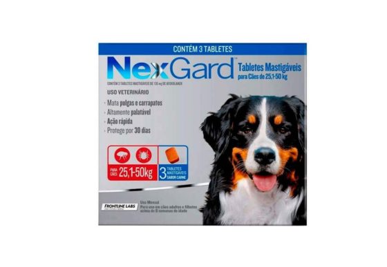 Nexgard Comprimidos Antipulgas 25,1 - 50 kg 3 Comp.